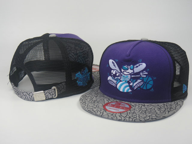 New Orleans Hornets Mesh Snapback Hat LS 0613